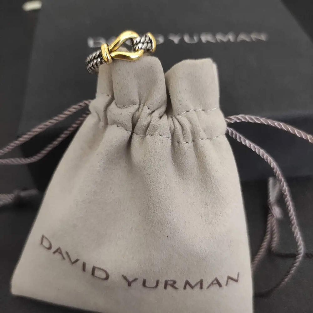 David Yurman Button-Loop Clasp Ring - Picture 3 of 7